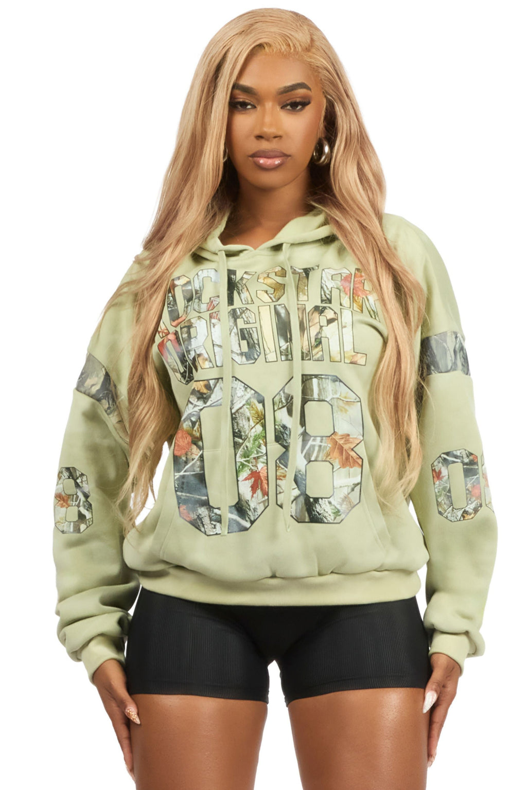 Atiya Sage Oversized Hoodie