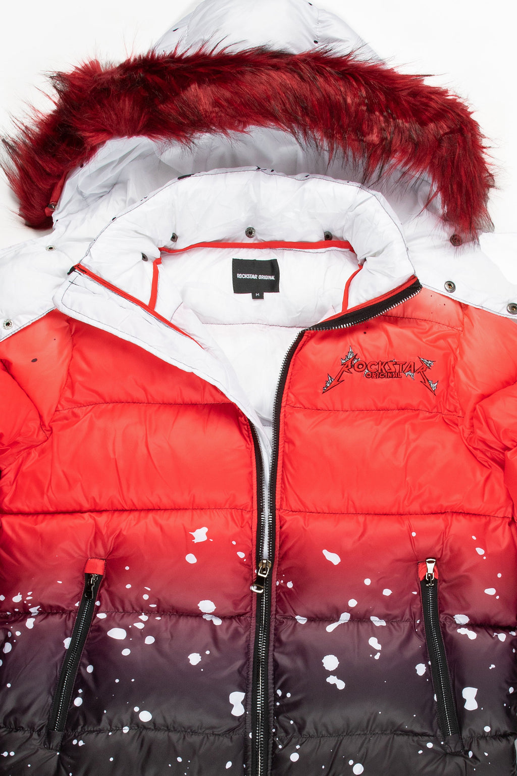 Kids Curry 2.0 Puffer Jacket- Red/Black