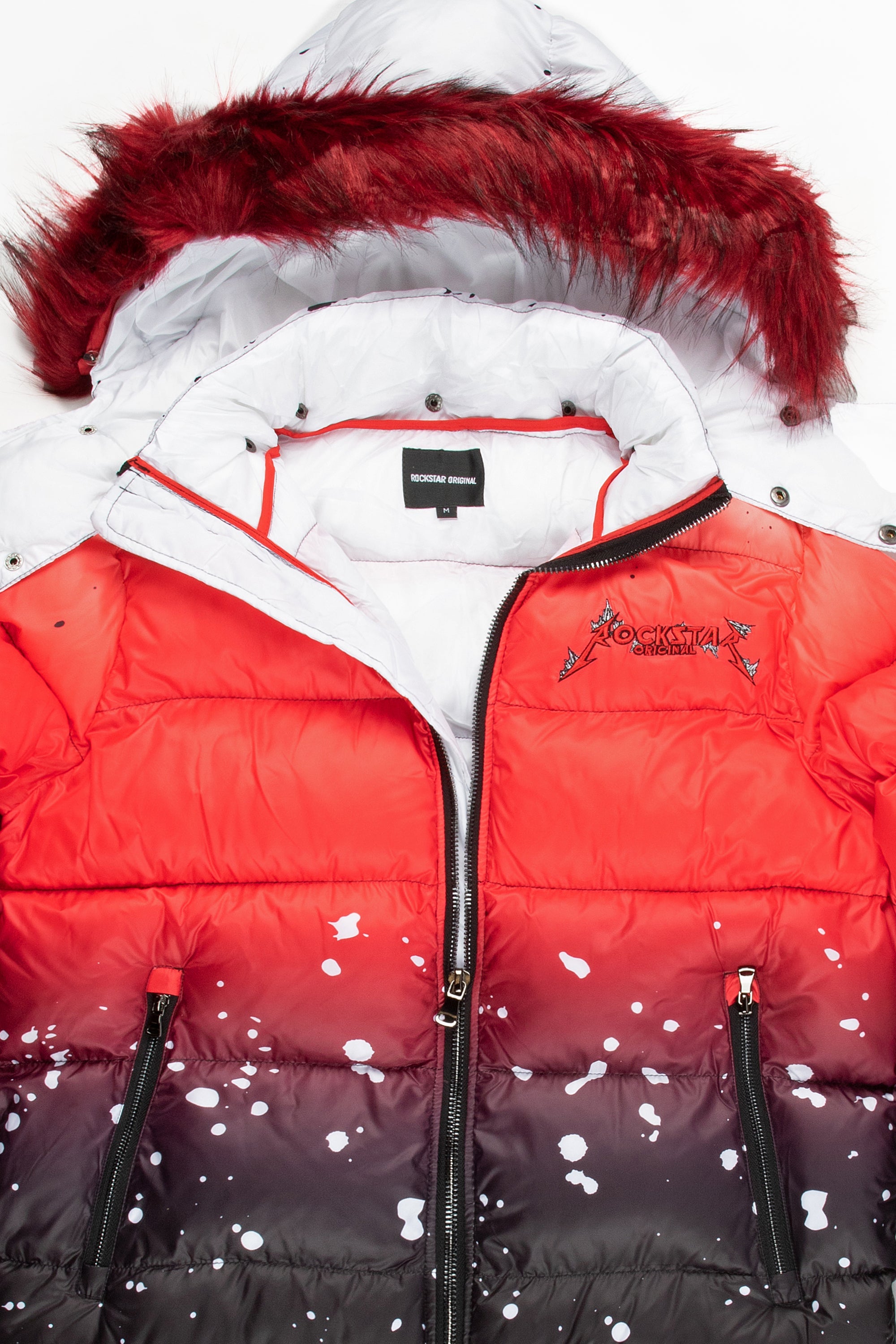 Kids Curry 2.0 Puffer Jacket- Red/Black