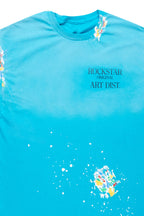 Can't Be Tamed Neon Teal Oversized Tee