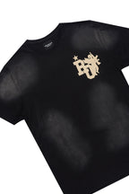 Plutix Black Graphic T-Shirt Short Set