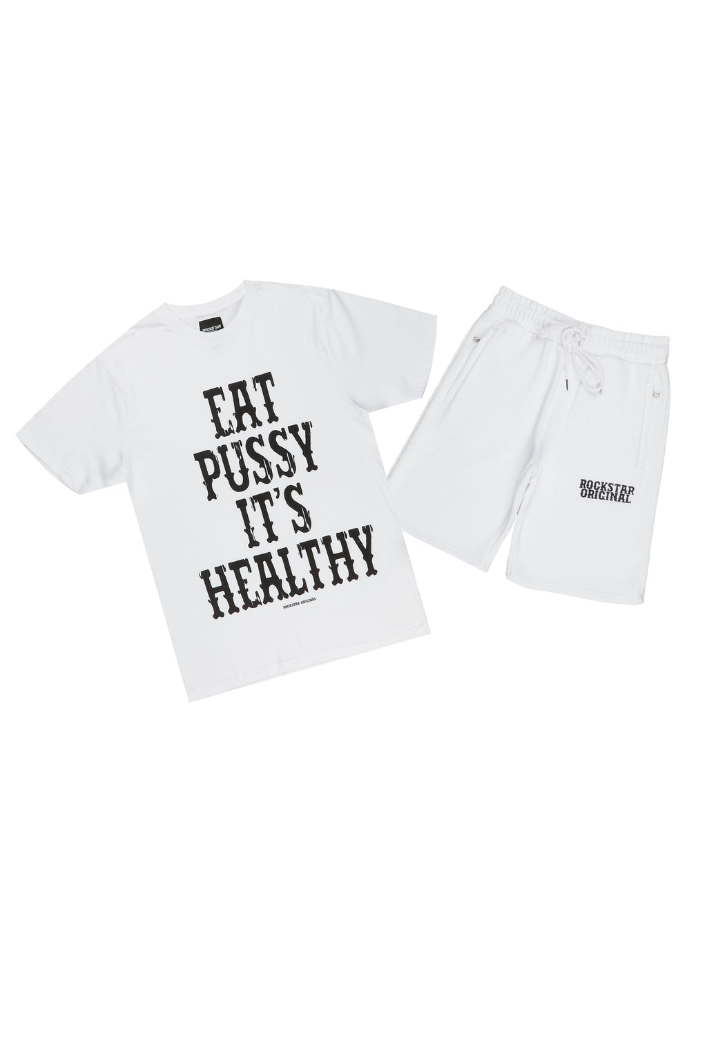 Posse White T-Shirt/Short Set