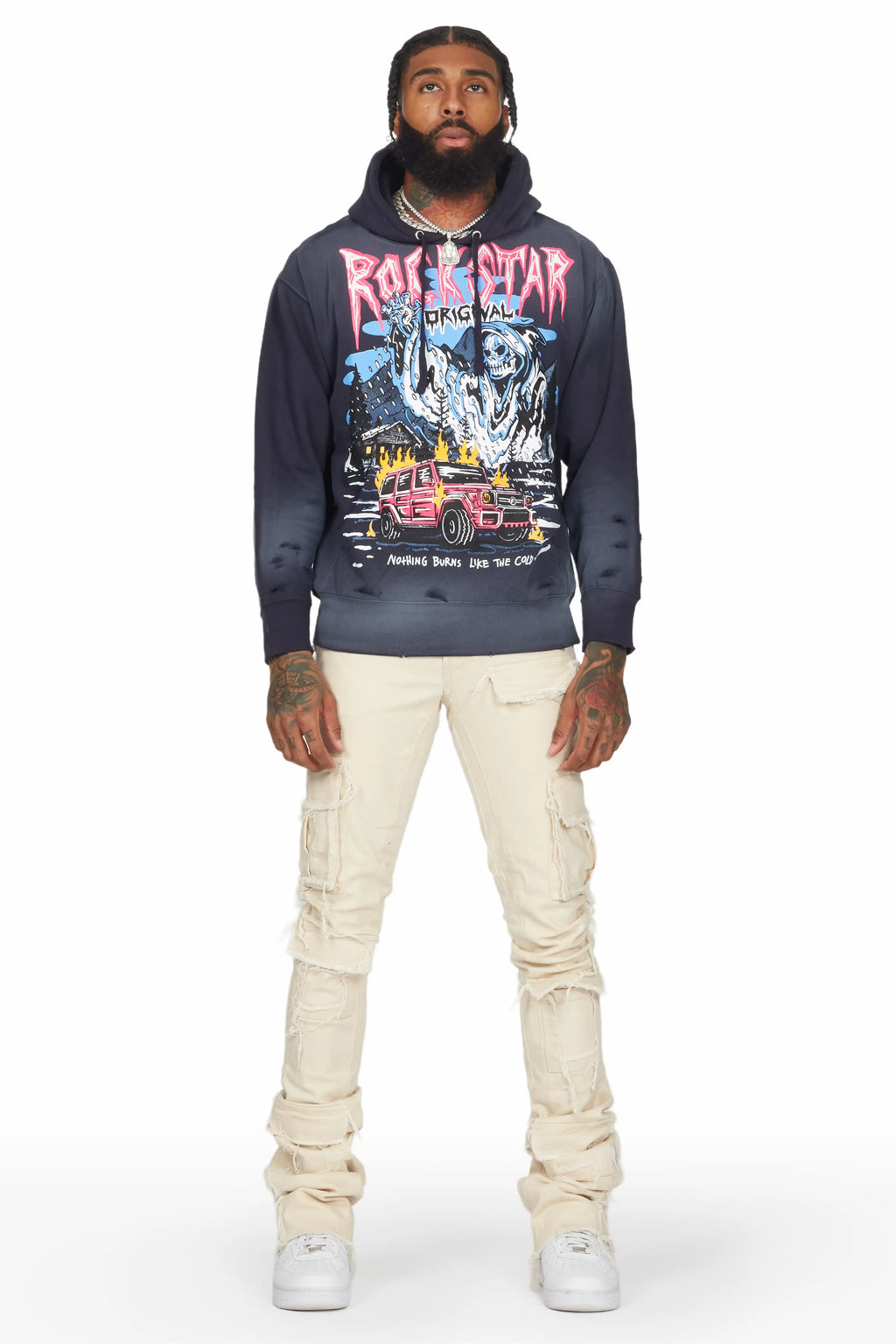 Pyro Beige Super Stacked Jean