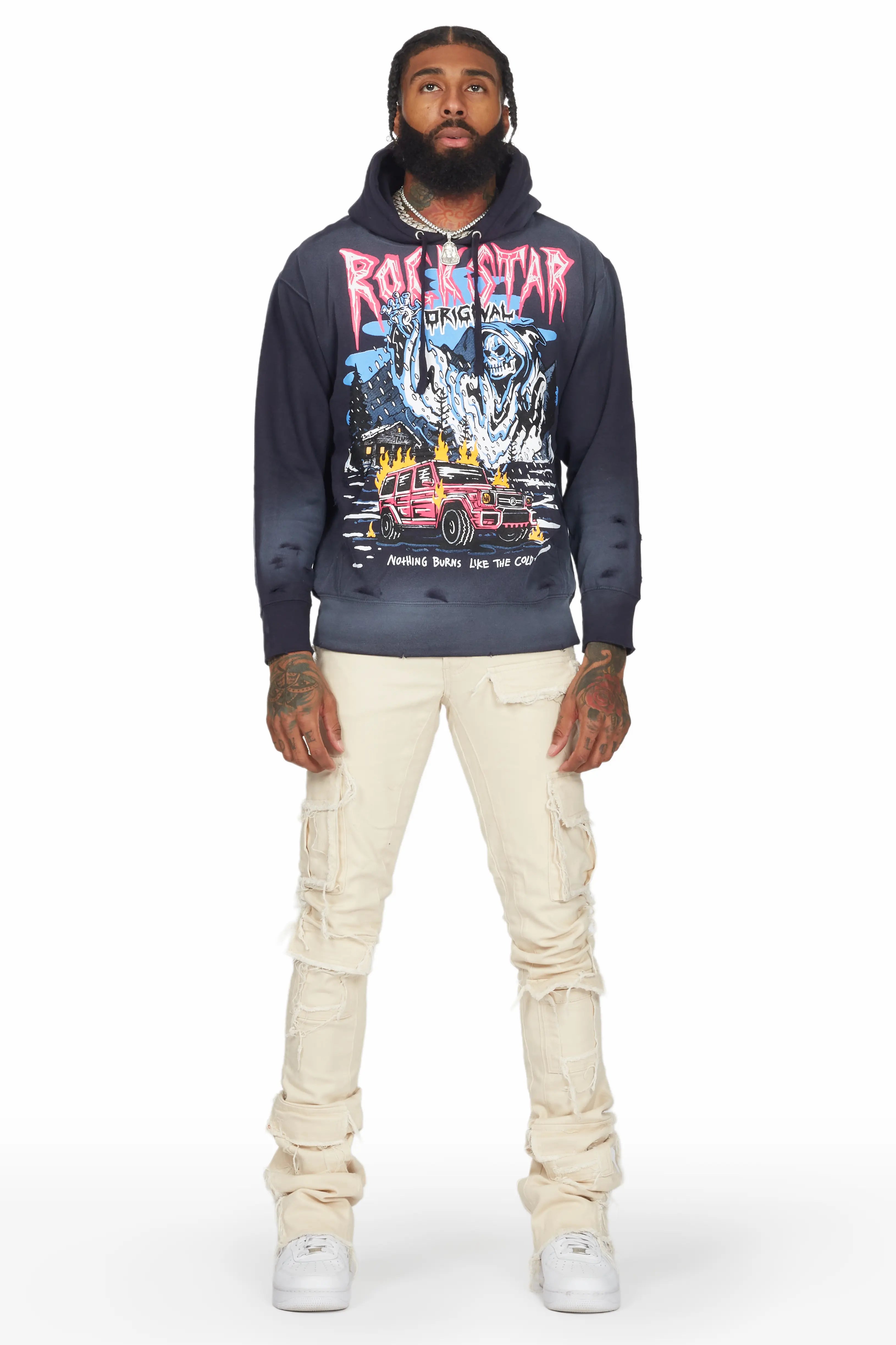 Pyro Beige Super Stacked Jean