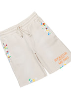 Rockstar Art Dist. Beige/Orange T-Shirt Short Set