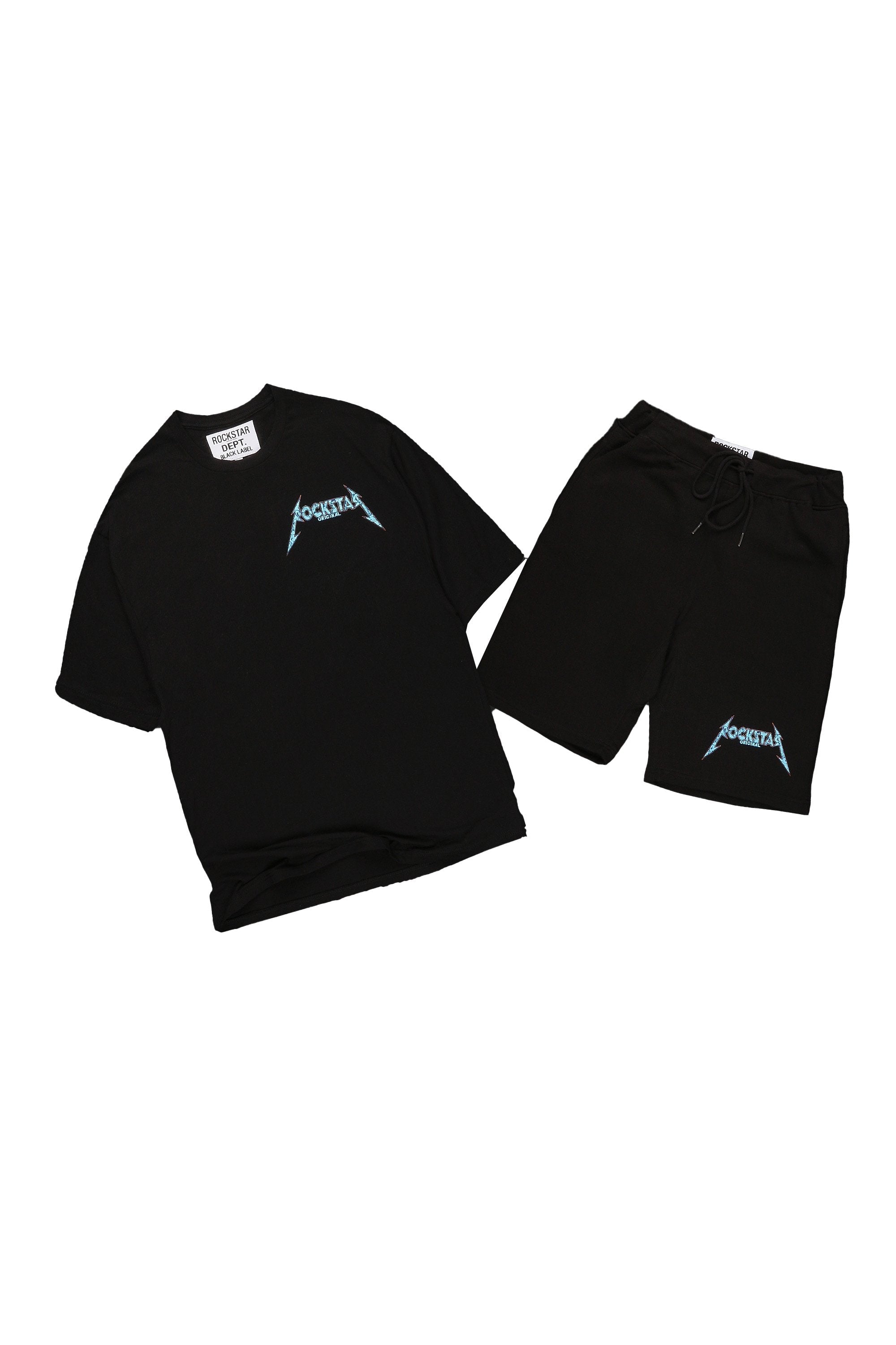 Garagen Black Graphic Short Set