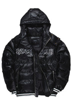 Sir Black Graphic Puffer Jacket