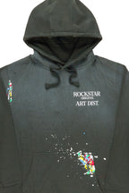 Make It Rain Dark Green Oversized Hoodie