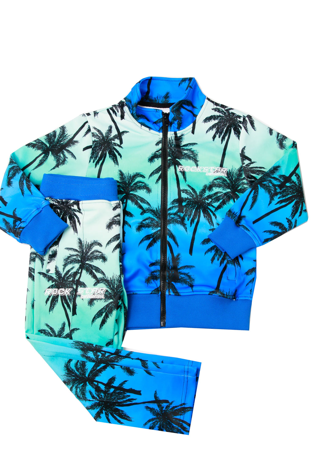 Kids Blue Eves Palm Print Set
