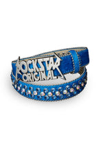 Silas Blue Rockstar Logo Belt