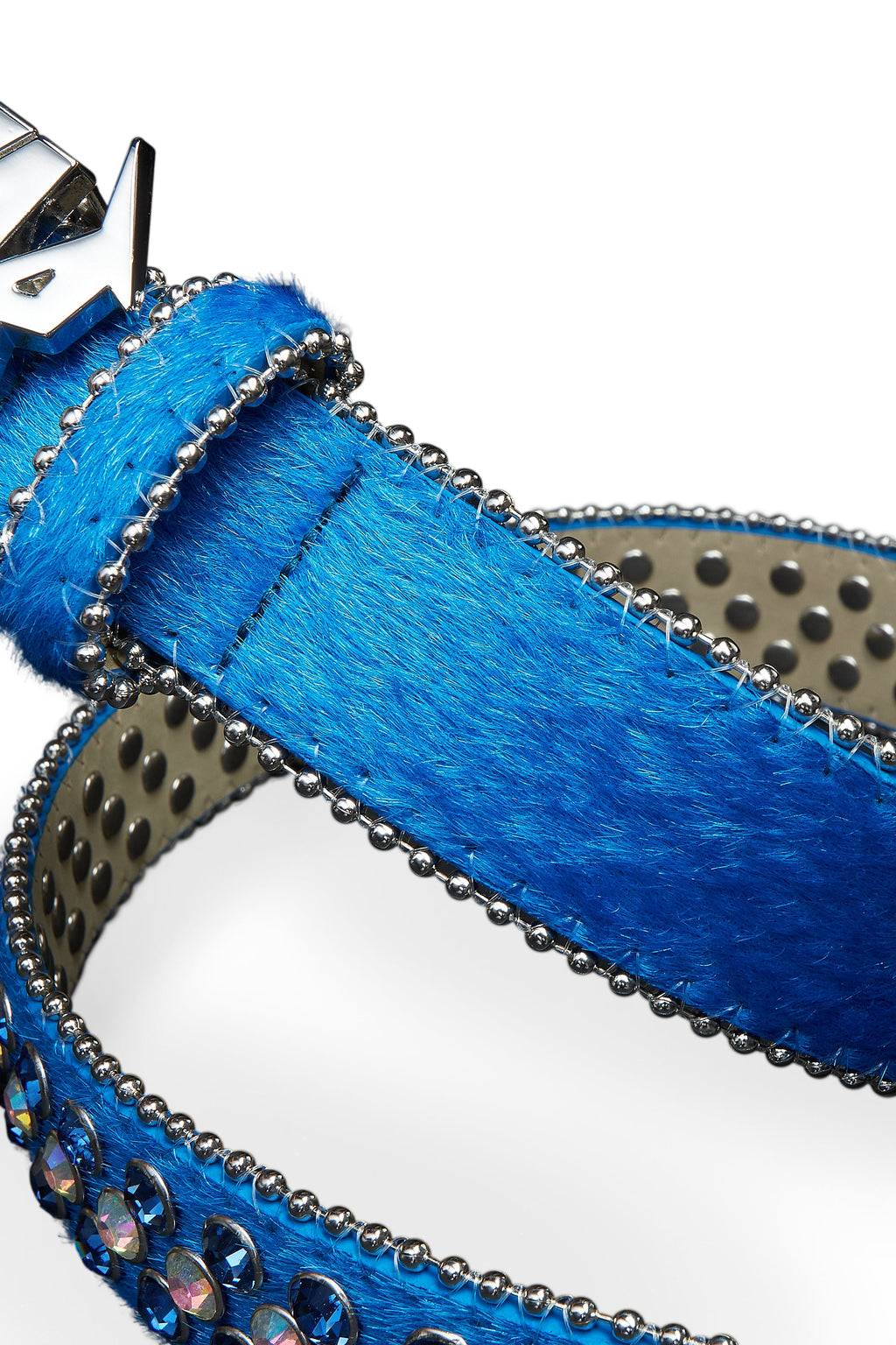 Silas Blue Rockstar Logo Belt