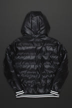 Sir Black Graphic Puffer Jacket