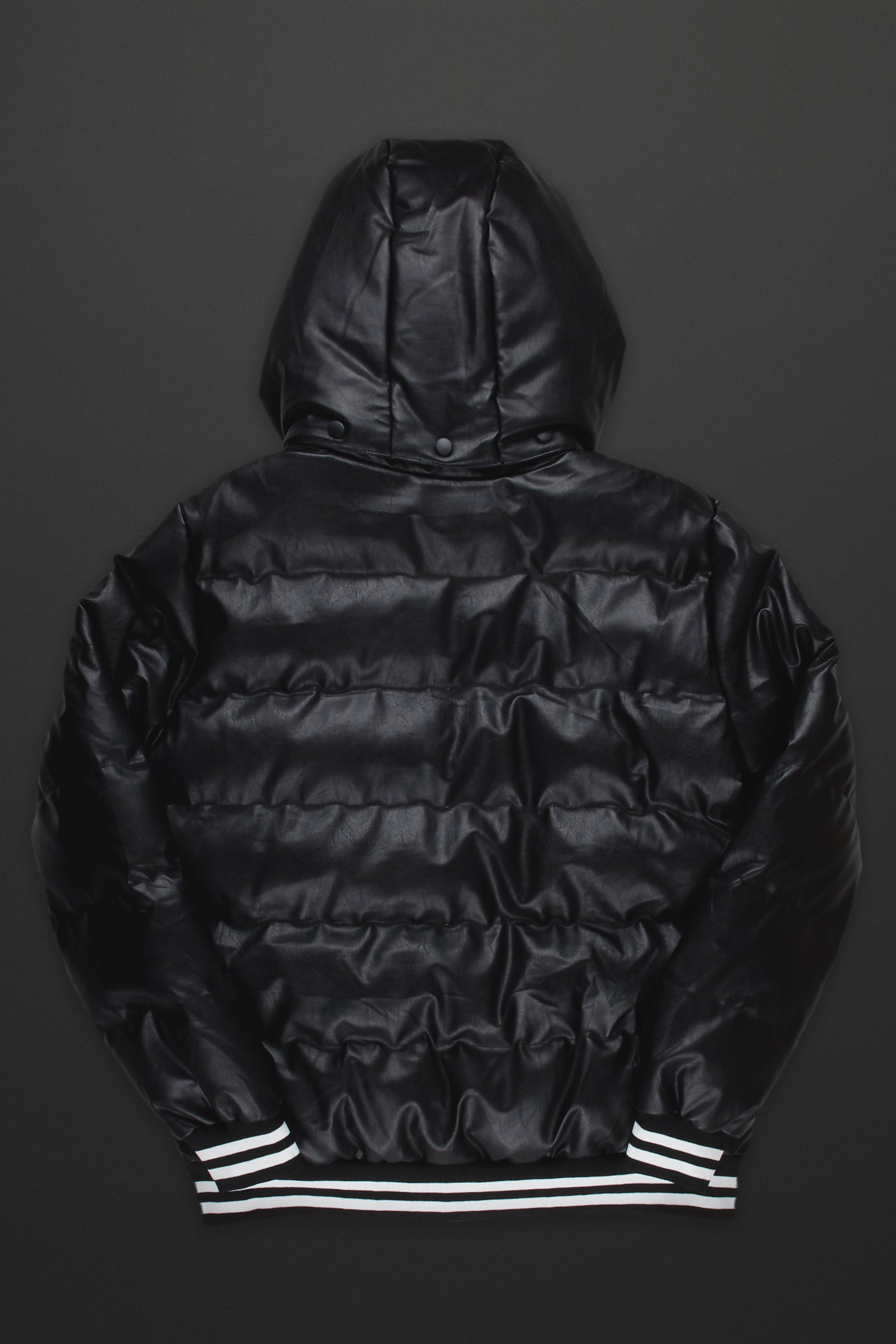 Sir Black Graphic Puffer Jacket