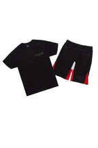 Sana Black Relaxed T-Shirt/Short Set