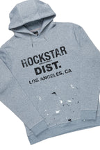 Scottie Grey/Black Paint Splatter Hoodie/Stacked Flare Pant Set