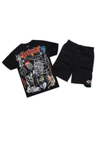 Shoota Black/Red Short Set