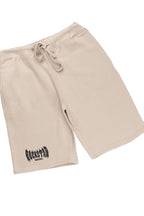 Skeller Beige Hoodie Short Set