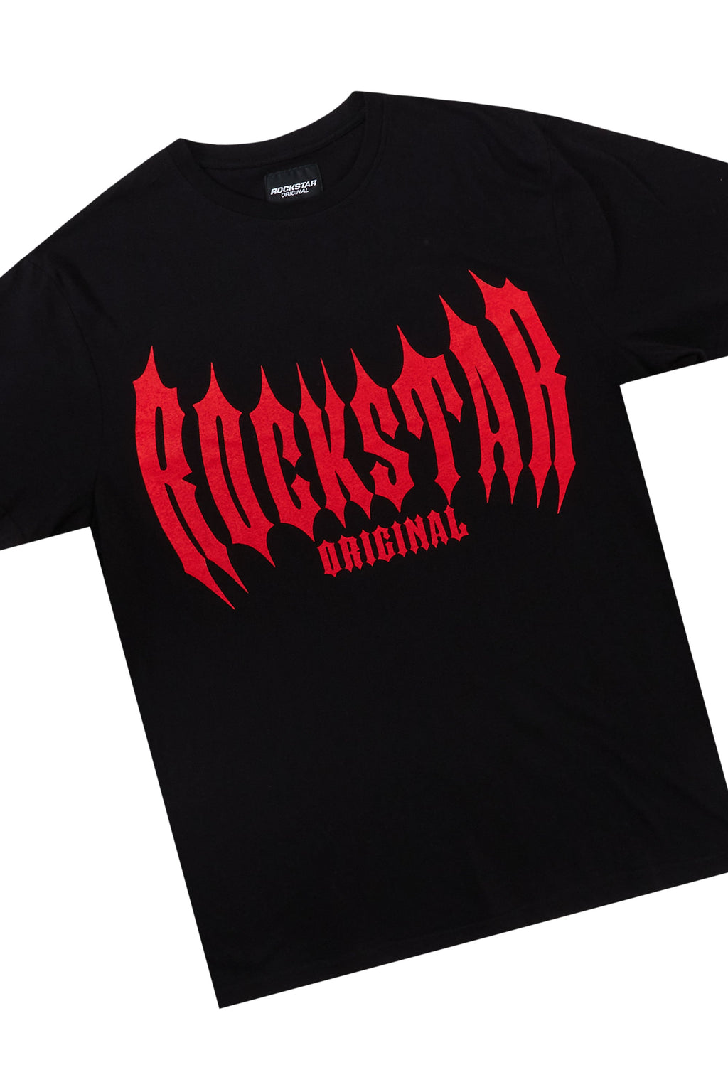 Skeller Black/Red T-Shirt Short Set