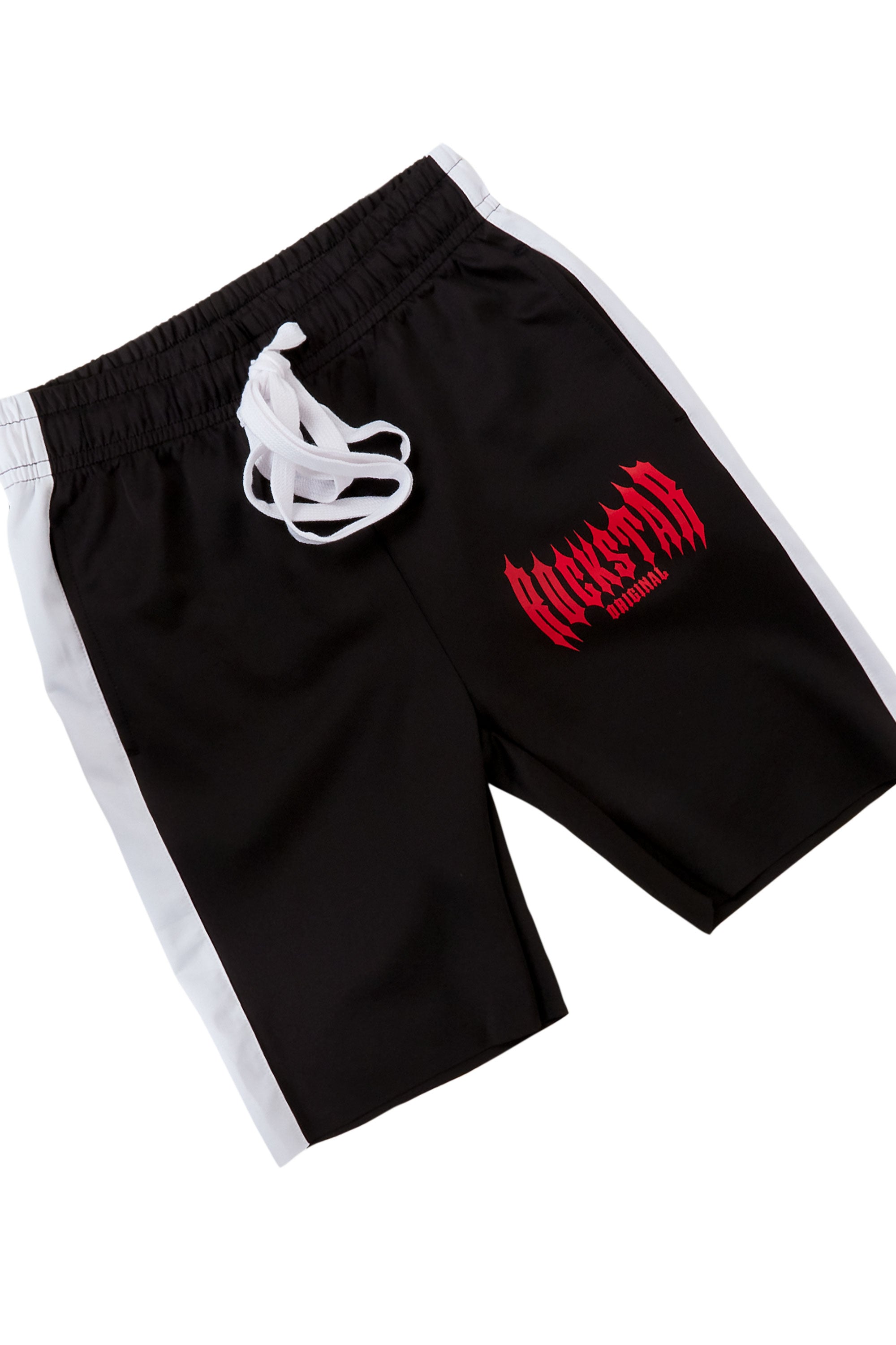 Skeller Black/Red T-Shirt Short Set