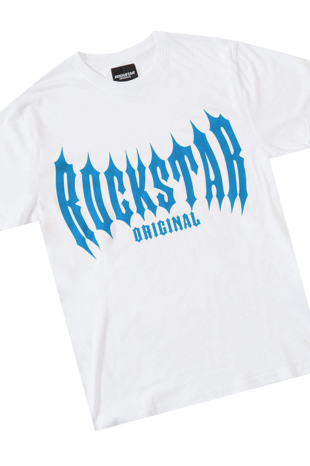 Skeller White/Blue T-Shirt Short Set