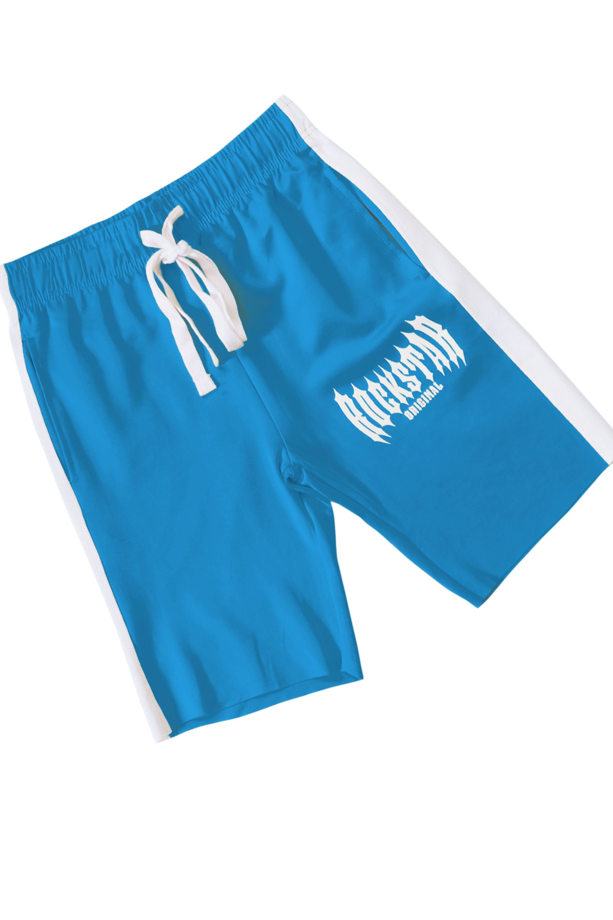 Skeller White/Blue T-Shirt Short Set
