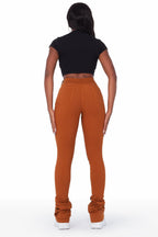 Stars In My Eyes Mustard Super Stacked Jean