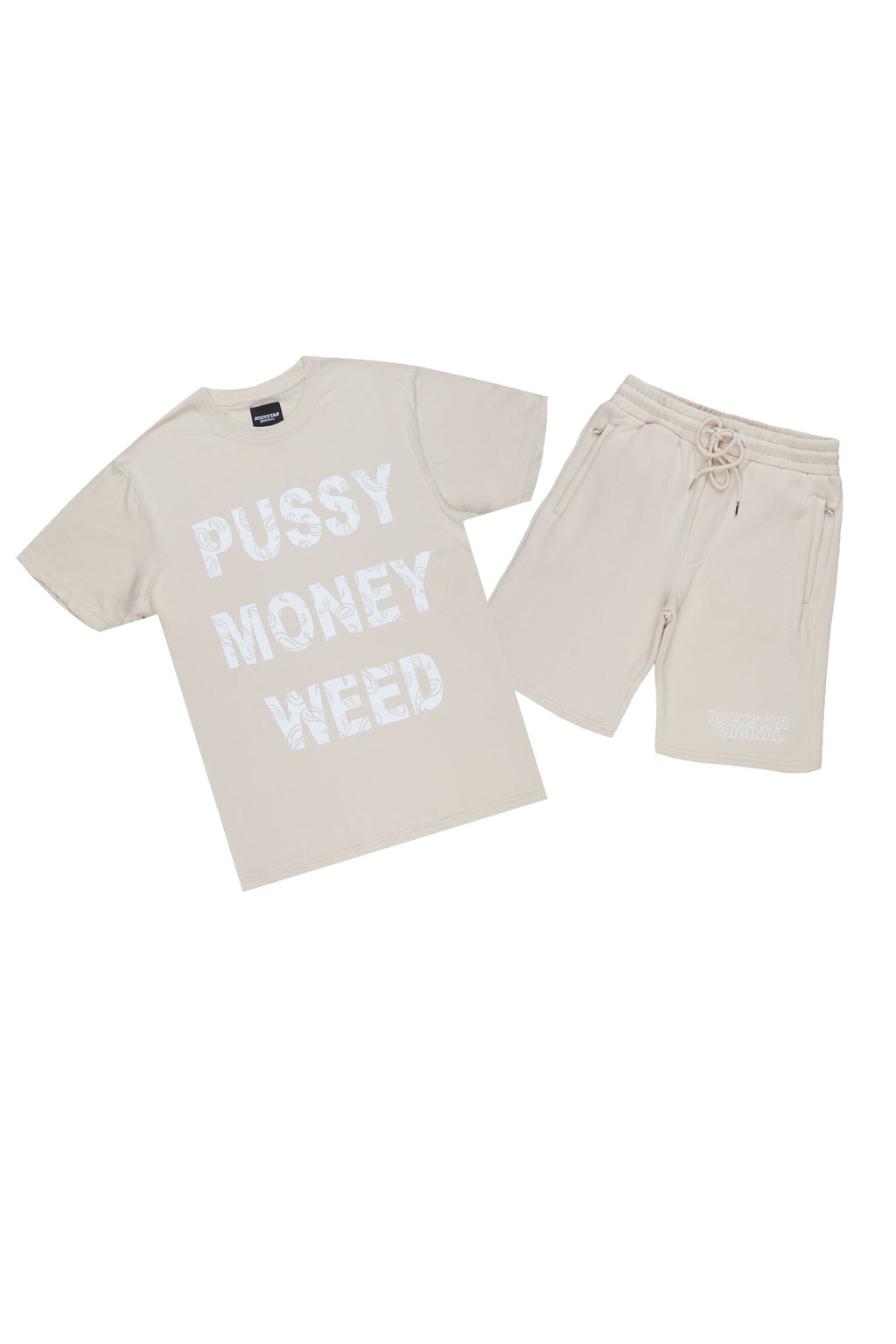 Travex Beige T-Shirt Short Set