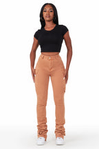 Vixen Camel Cargo Super Stacked Jean
