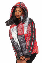 Who's Team Red Oversized Puffer Jacket