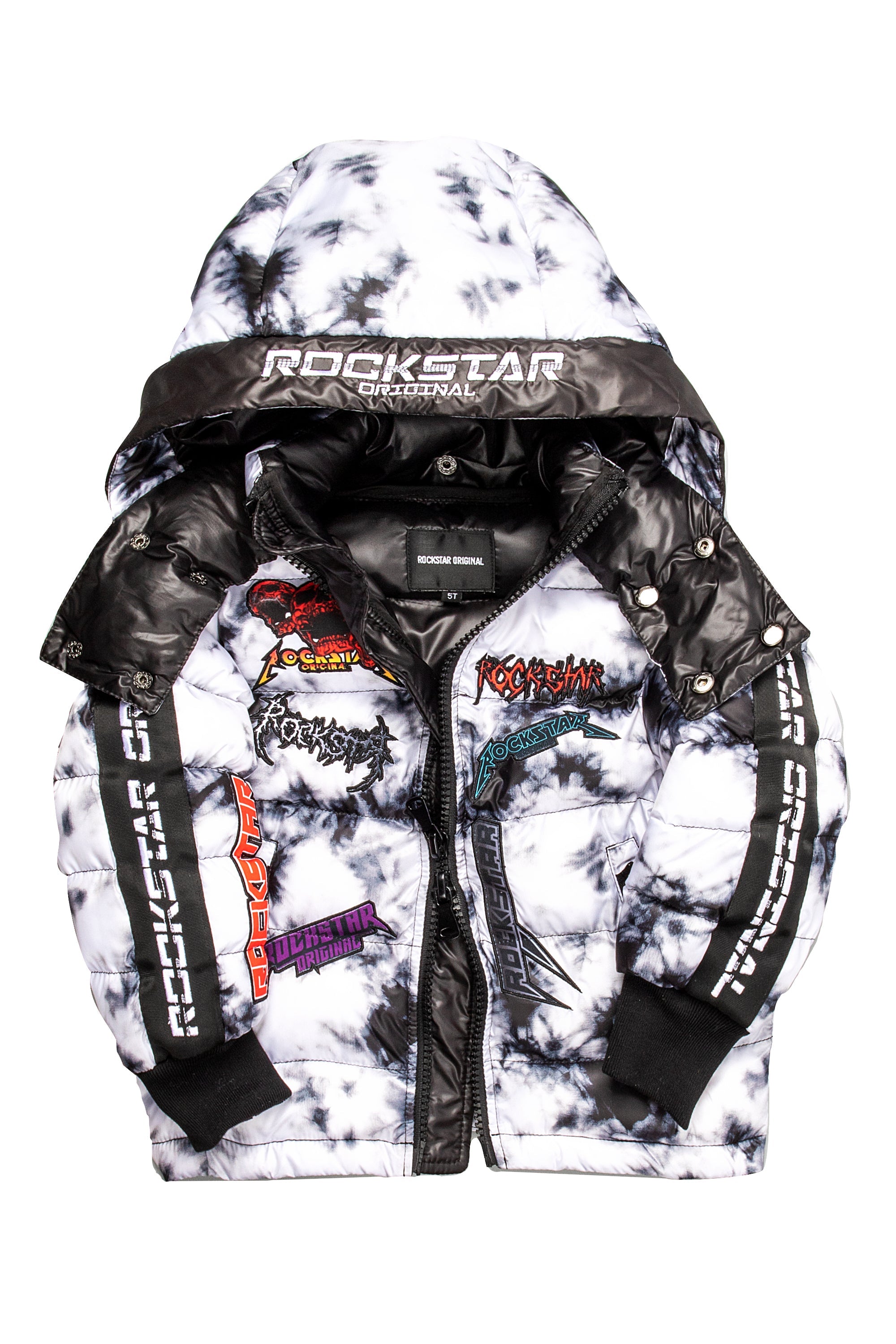 Kids Giovan Jacket-Blk/Wht