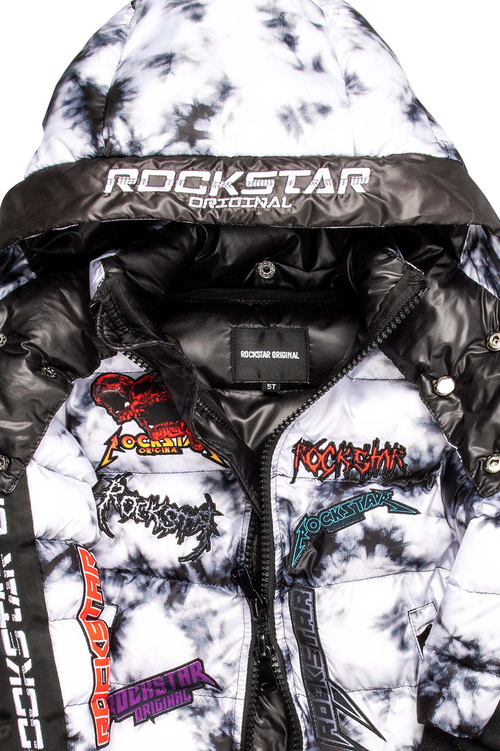 Kids Giovan Jacket-Blk/Wht