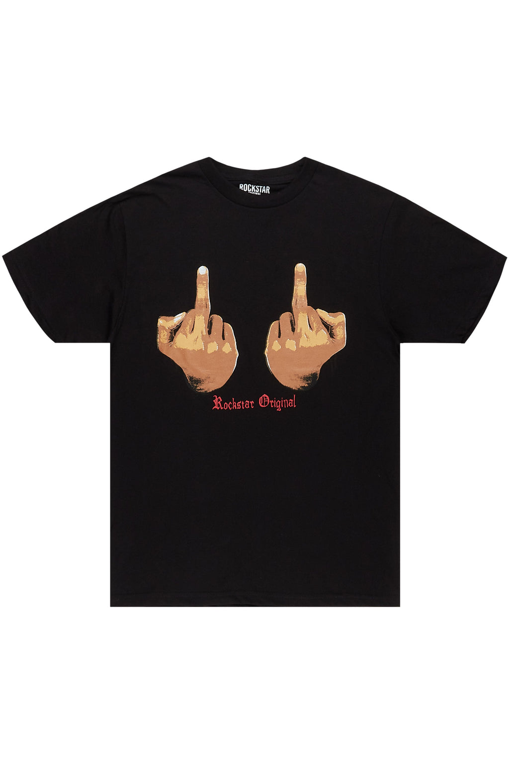 Walkon Black Graphic T-Shirt