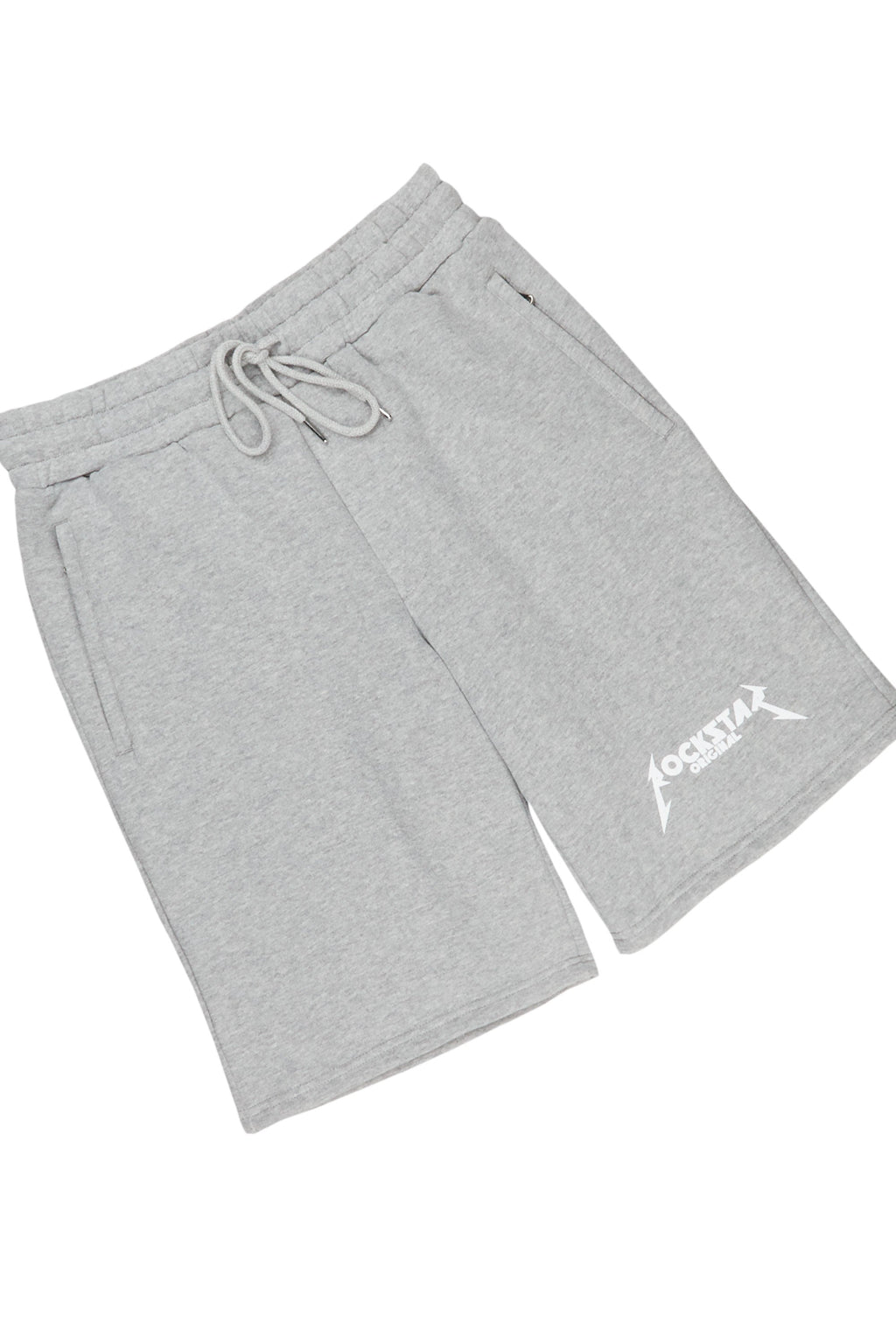 Wayan Heather Grey T-Shirt Short Set