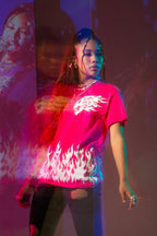 Cordajah Pink Oversized T-Shirt