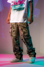 Dubaku Camo Baggy Fit Jean