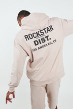 Nelly Taupe Hoodie Short Set