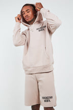 Nelly Taupe Hoodie Short Set