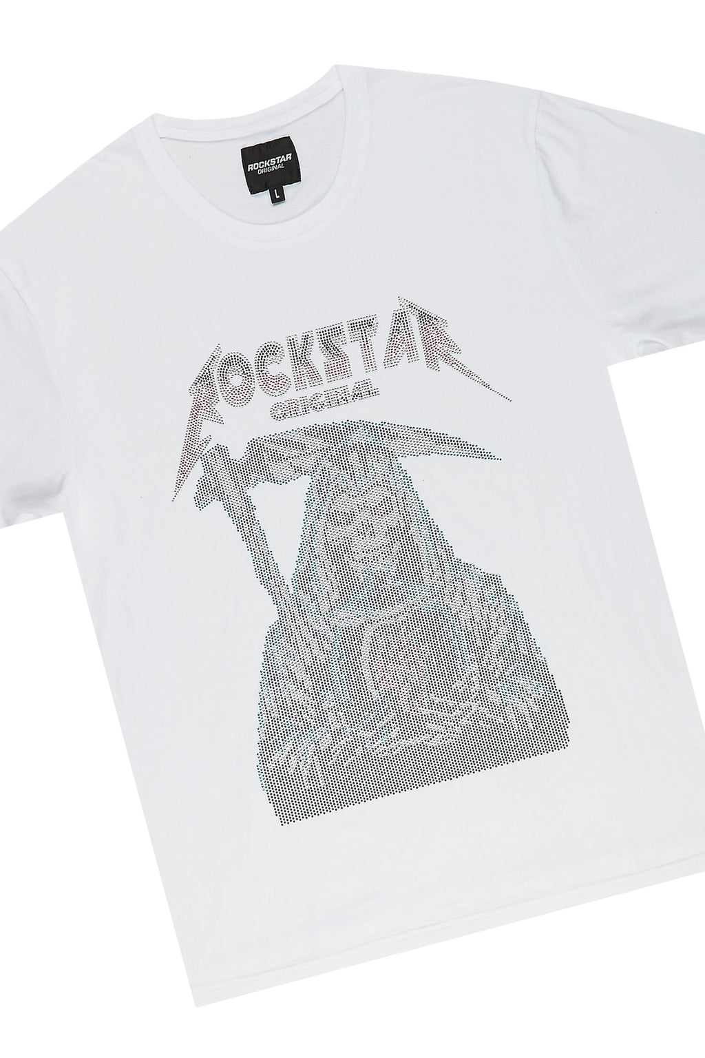 Woodson White Graphic T-Shirt Short Set