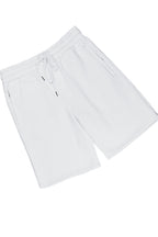 Woodson White Graphic T-Shirt Short Set