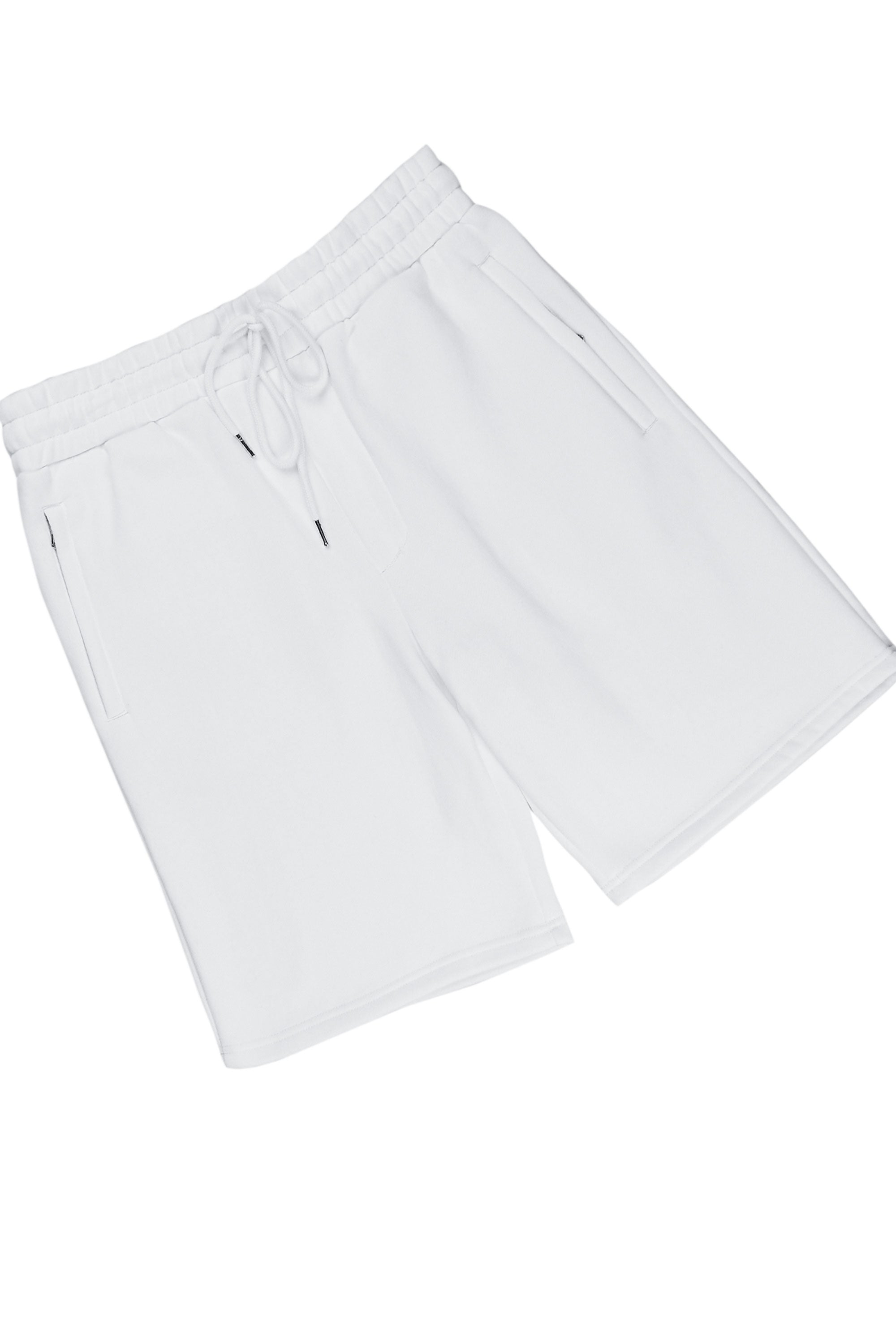 Woodson White Graphic T-Shirt Short Set