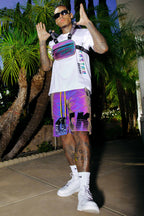 Xadrian White T-Shirt/Short Set