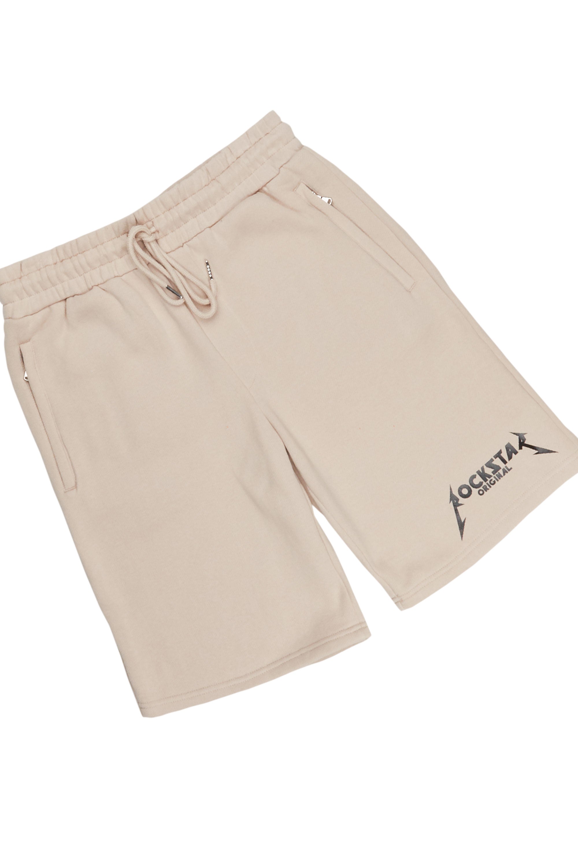 Yaakon Taupe T-Shirt/Short Set