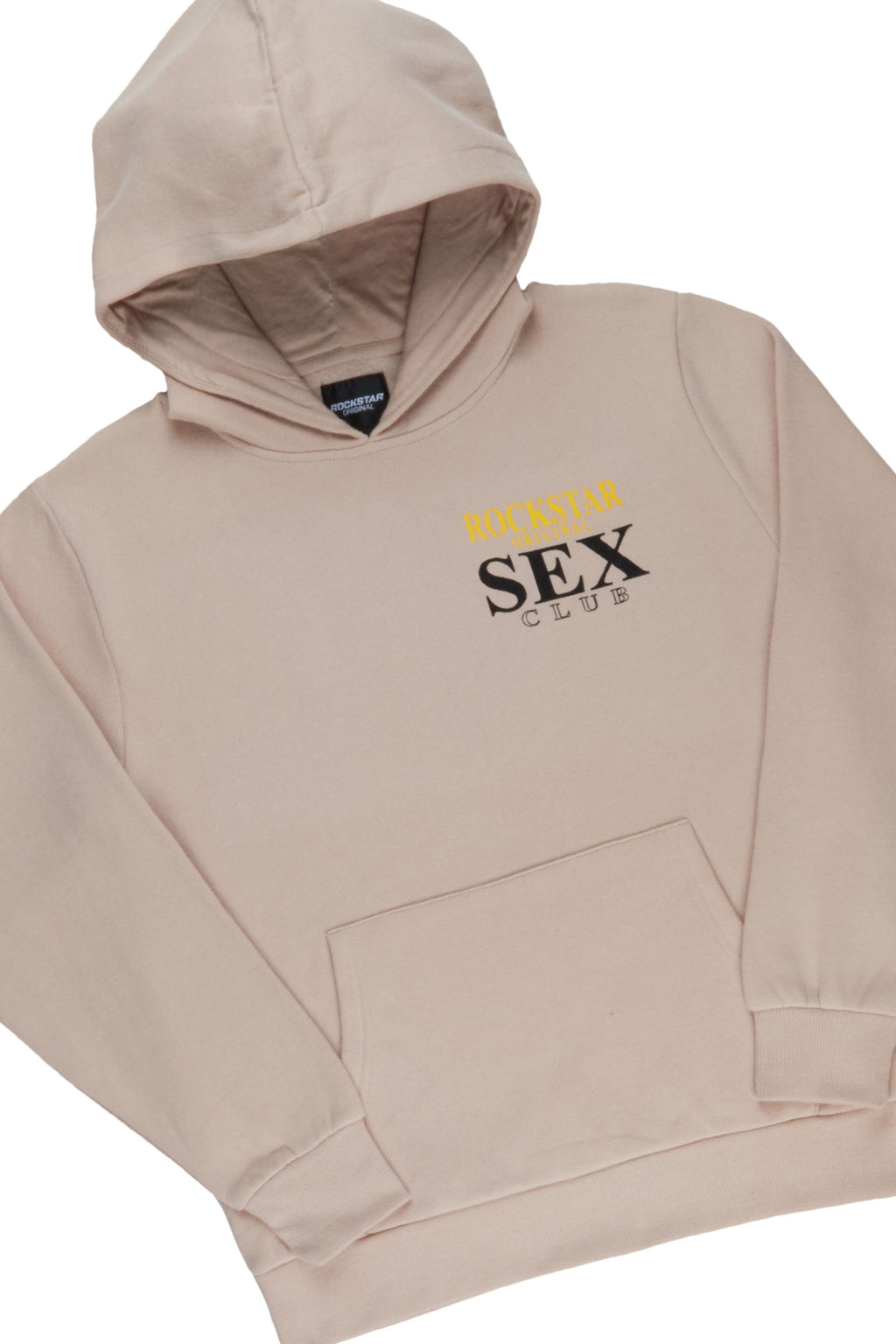 Yellakat Taupe Hoodie Short Set