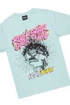 Zev Aqua Graphic T-Shirt/ Short Set