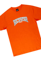 Zuri Orange Graphic T-Shirt Short Set