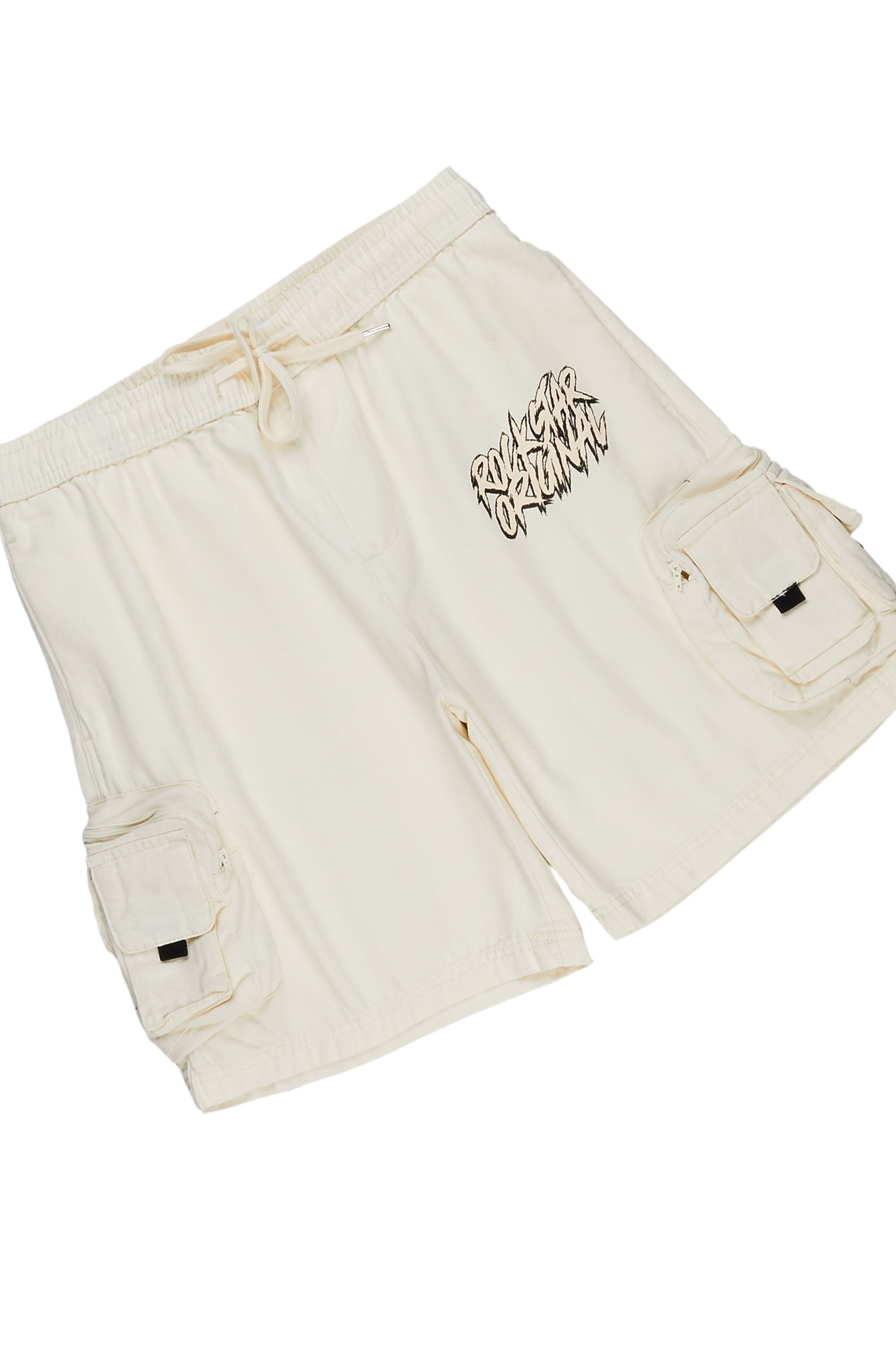 Zustrand White/Cream T-Shirt Short Set