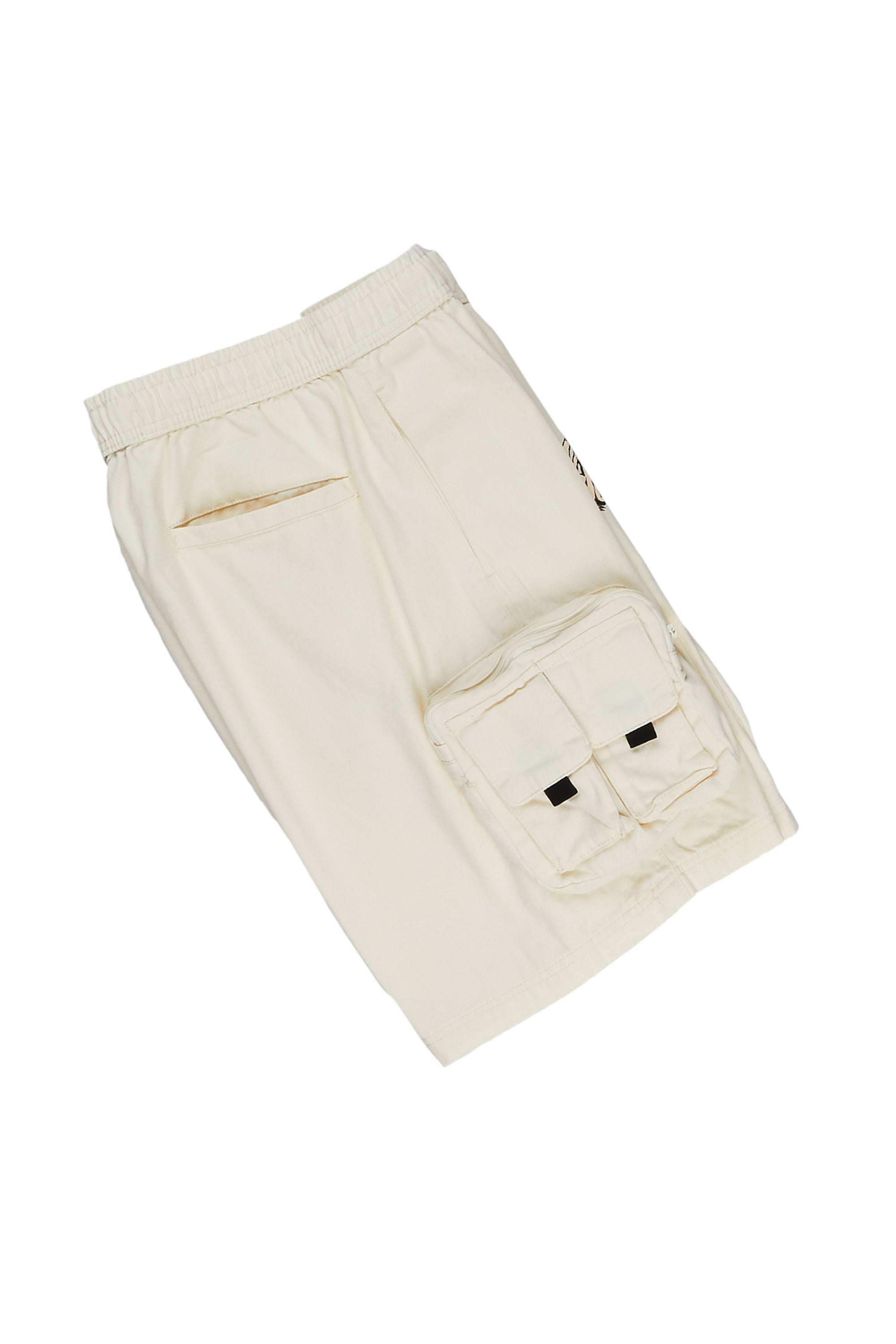 Zustrand White/Cream T-Shirt Short Set