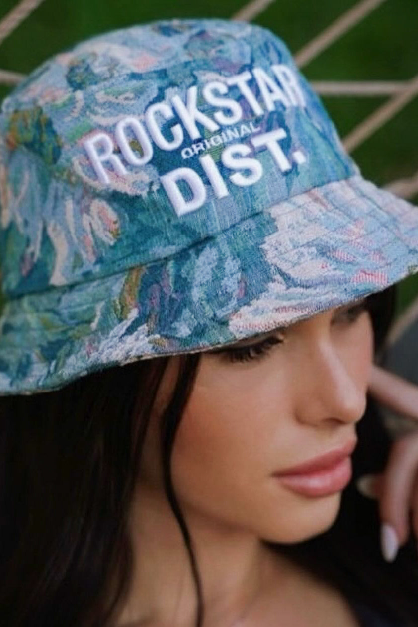 Nieisha Blue Tapestry Bucket Hat