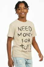 Boys M4Toys Vintage Sand Graphic T-Shirt