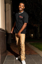 Dayte Nite Black Graphic T-Shirt